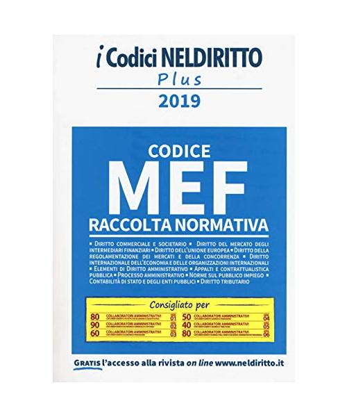 Codice MEF. Raccolta normativa 2019