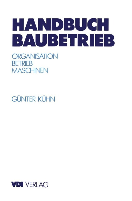 Handbuch Baubetrieb