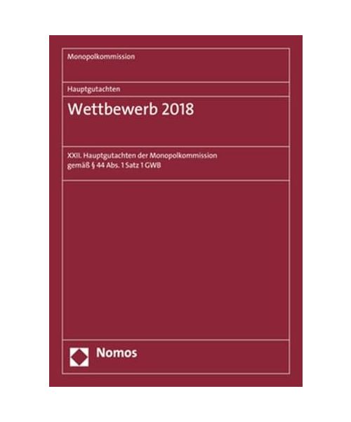 Hauptgutachten. Wettbewerb 2018