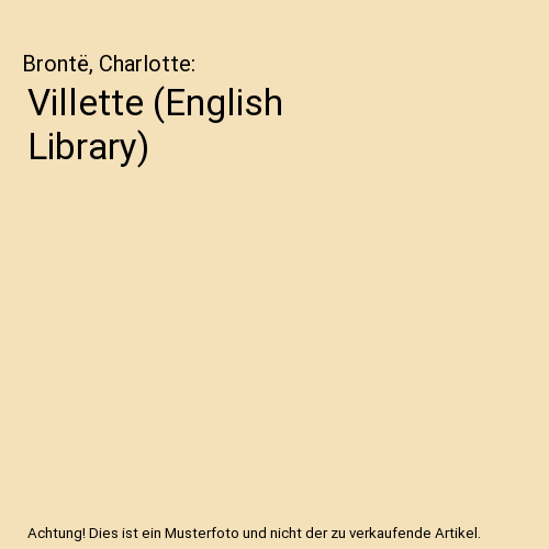 Villette (English Library)