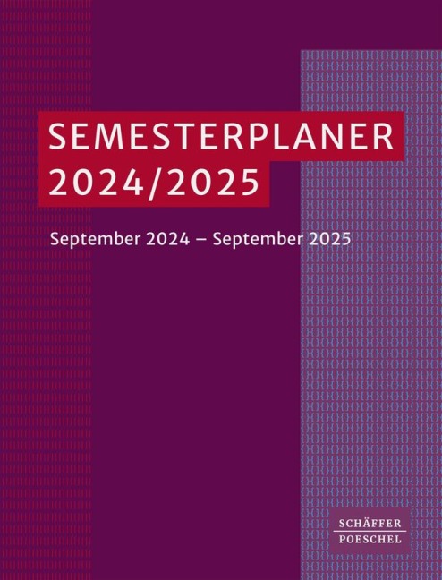 Semesterplaner 2024/ 2025: September 2024 - September 2025