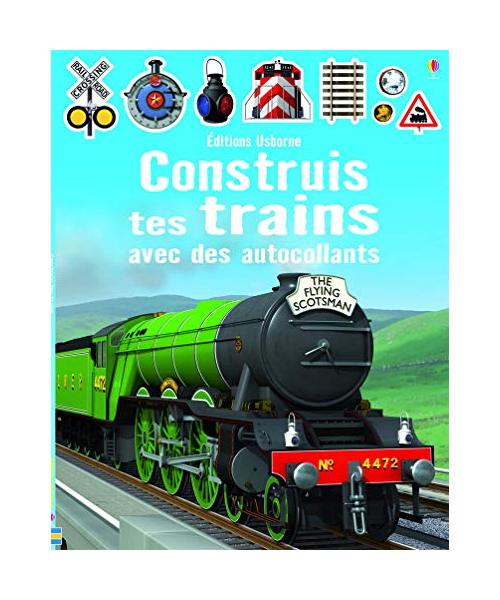 Construis tes trains avec des autocollants