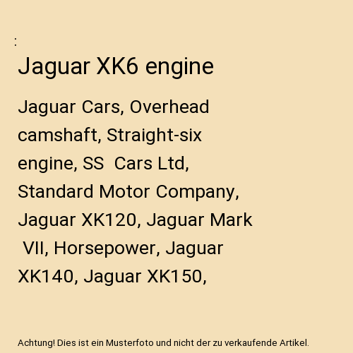 Jaguar XK6 engine