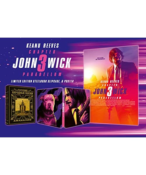 John Wick: Chapter 3 - Parabellum (Steelbook 4K Blu-ray 2023)