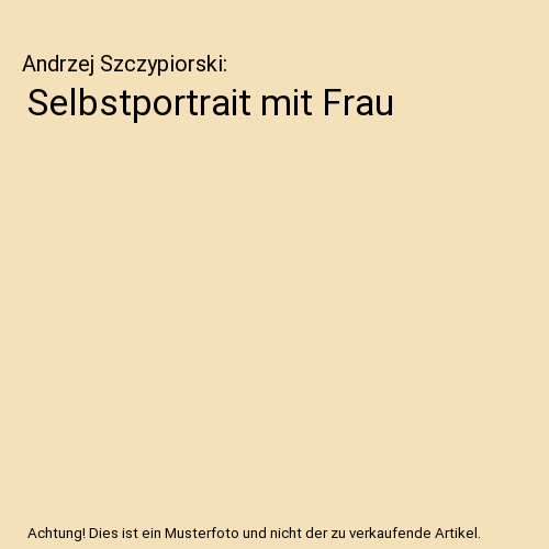 Selbstportrait mit Frau