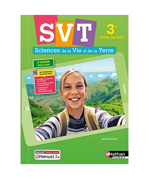 SVT Prépa Métiers SVT - Livre + licence élève 2022