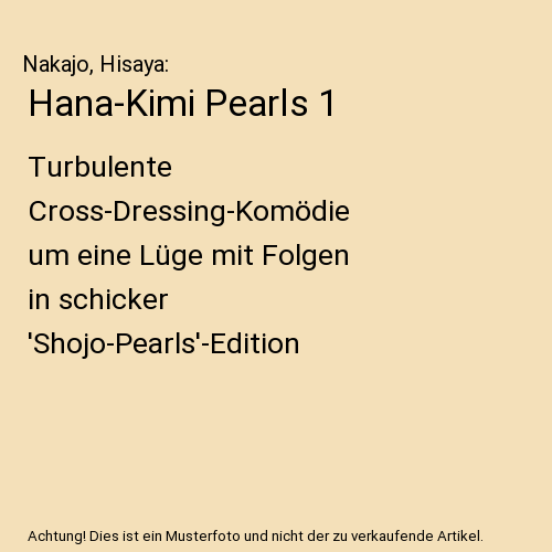 Hana-Kimi Pearls 1
