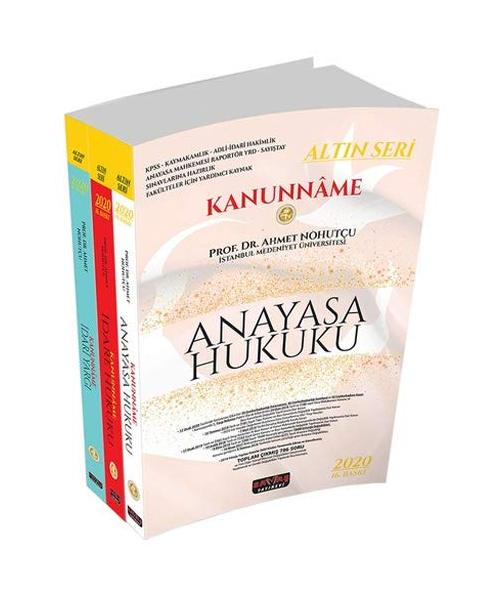 Kanunname Anayasa Hukuku, ?dare Hukuku, ?dari Yarg?lama Hukuku: Alt?n Seri - 2020