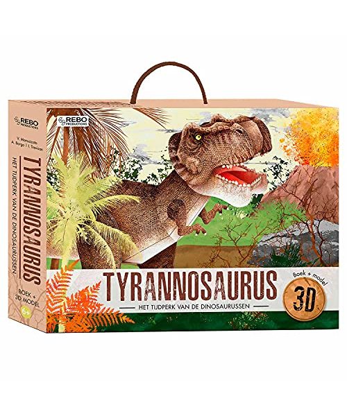 Tyrannosaurus - Boek en 3D model: Het tijdperk van de dinosaurussen