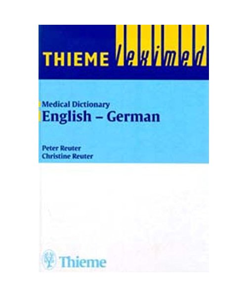Medizinisches Wörterbuch 1. Englisch-Deutsch. ( Medical Dictionary 1. English - German)