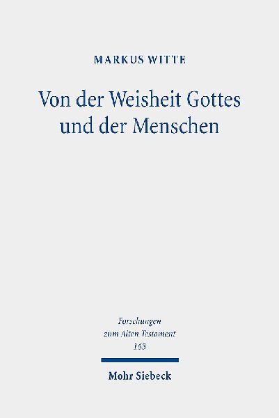 Von der Weisheit Gottes und der Menschen