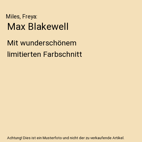 Max Blakewell