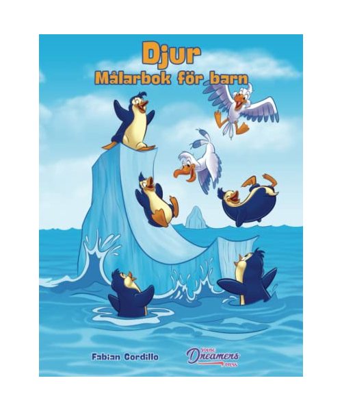 Djur Målarbok för barn: För barn från 4-8 och 9-12 år