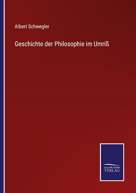 Geschichte der Philosophie im Umriß