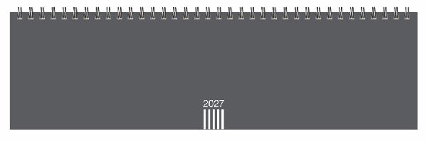 Wochenquerplaner, anthrazit 2027