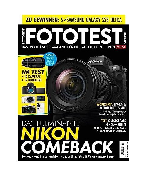 FOTOTEST - Das unabhängige Magazin für digitale Fotografie von IMTEST