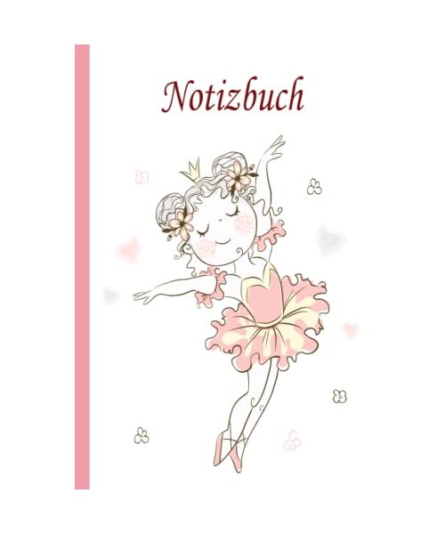 Ballett Notizbuch: Ballett Notizbuch, breit liniert, liniertes Papier-Notizbuch für Schule, Studenten, Geschenk für Kinder, Jungen, Mädchen, Ballett Notizbuch, Ballett Liebhaber