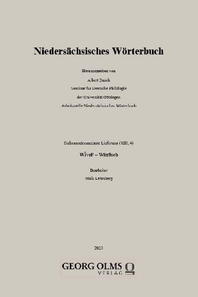 Niedersächsisches Wörterbuch