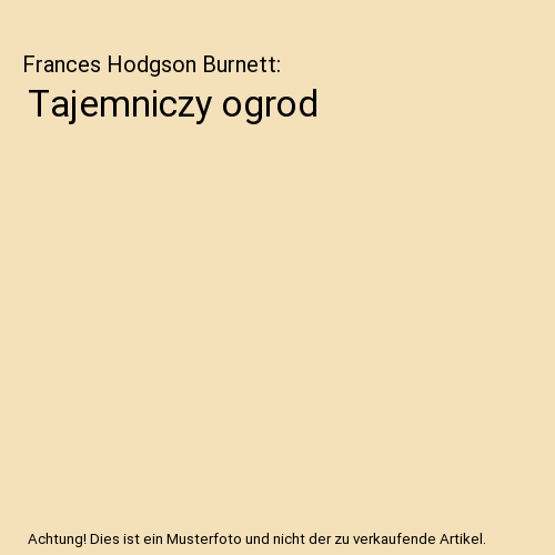Tajemniczy ogrod