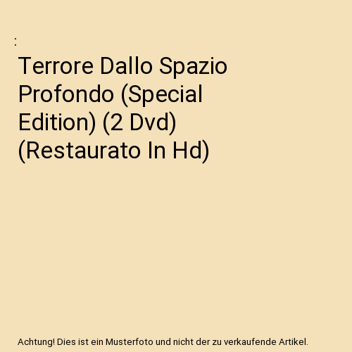 Terrore Dallo Spazio Profondo (Special Edition) (2 Dvd) (Restaurato In Hd)