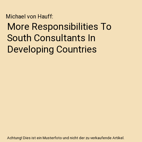 More Responsibilities To South Consultants In Developing Countries
