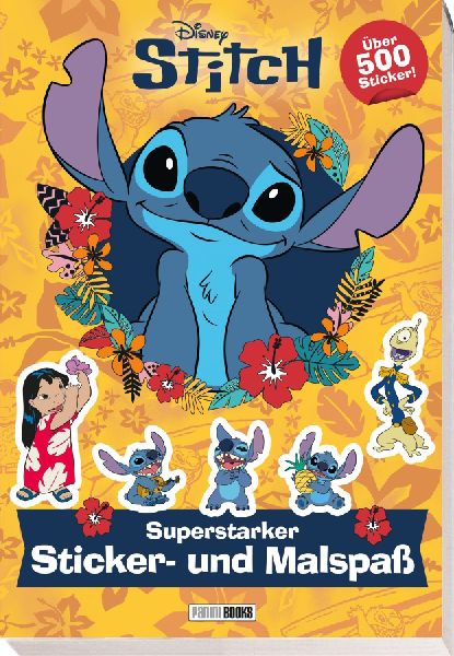 Disney Stitch: Superstarker Sticker- und Malspaß