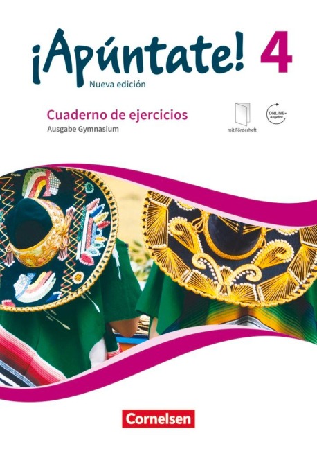 ¡Apúntate! Band 4 - Gymnasium - Cuaderno de ejercicios. Mit eingelegtem Förderheft und Audios online