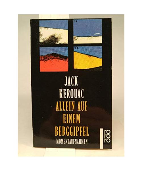 Allein auf einem Berggipfel