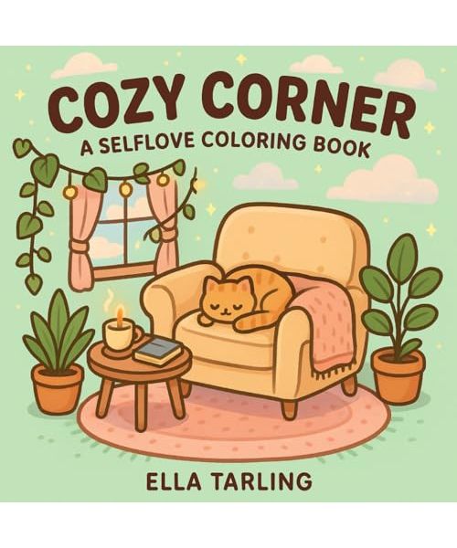 Cozy Corner - A Selflove Coloring Book for Kids & Adults