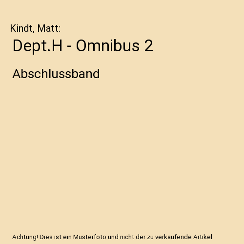 Dept.H - Omnibus 2