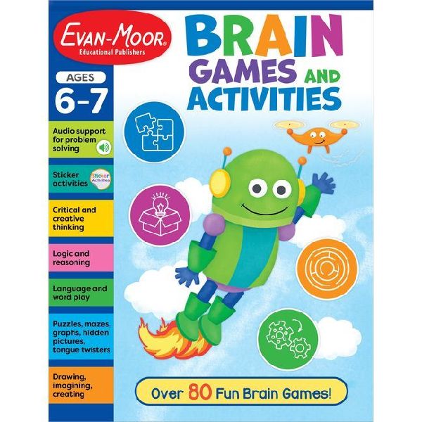 Brain Games And Activities, Ages 6-7