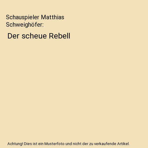 Schauspieler Matthias Schweighöfer
