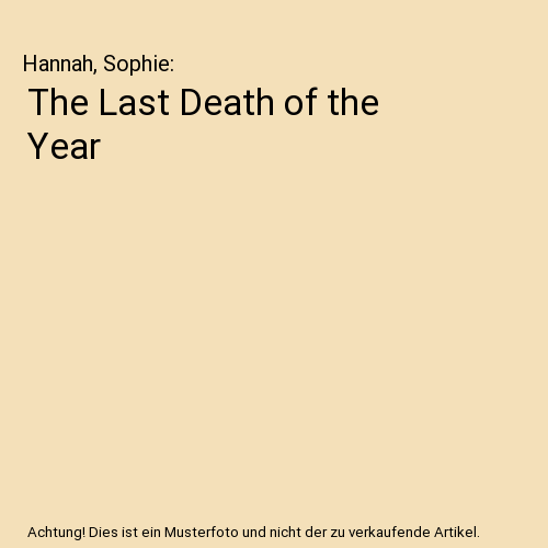 The Last Death of the Year