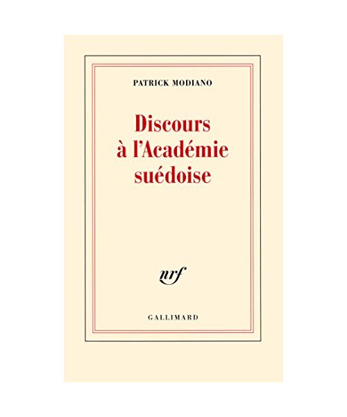 Discours à l'Académie suédoise