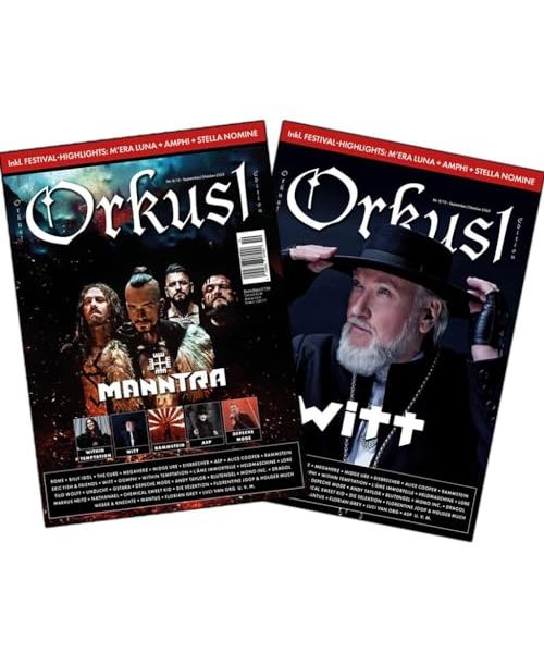 Orkus!-Edition September/Oktober 2023 mit WITT, MANNTRA, M´ERA LUNA, AMPHI u.v.m.