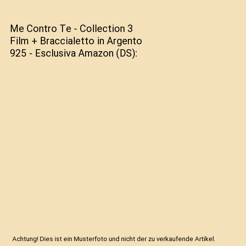 Me Contro Te - Collection 3 Film + Braccialetto in Argento 925 - Esclusiva Amazon (DS)