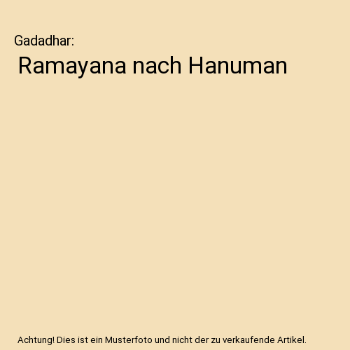 Ramayana nach Hanuman