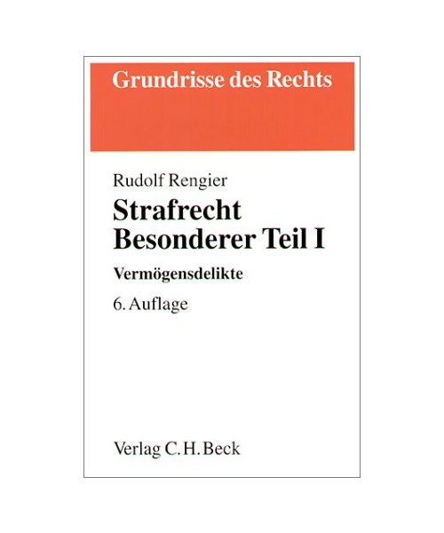 Strafrecht Besonderer Teil 1. Vermögensdelikte.