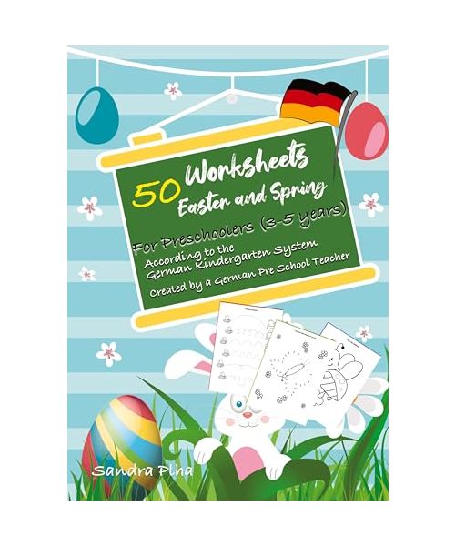 Workbook Easter and Spring with 50 Worksheets