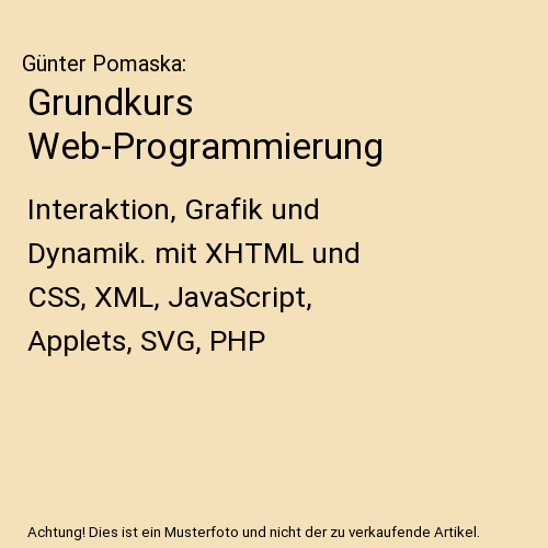 Grundkurs Web-Programmierung