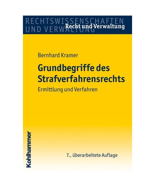 Grundbegriffe des Strafverfahrensrechts