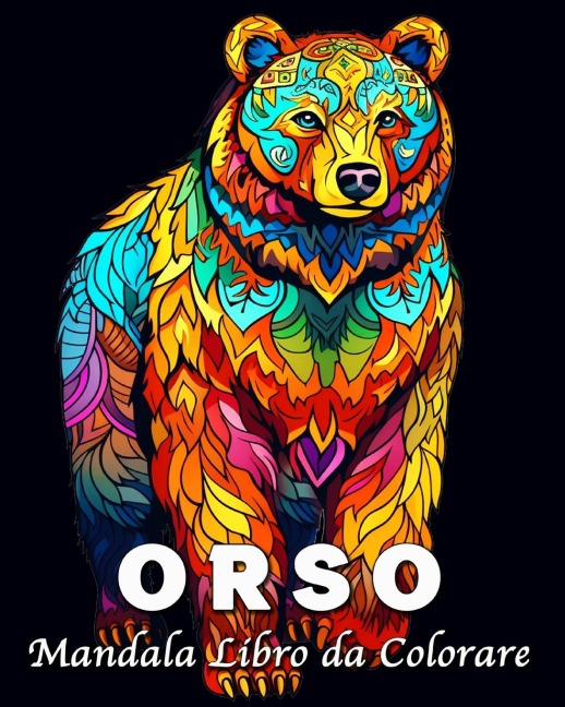 Orso Libro da Colorare