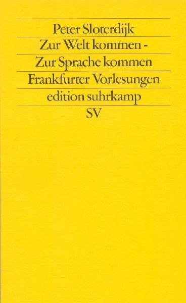 Zur Welt kommen. Zur Sprache kommen