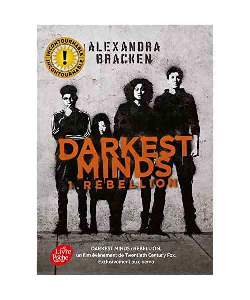 Darkest Minds - Tome 1 avec affiche du film en couverture