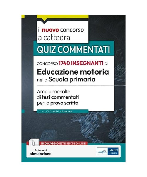 prova scritta del Concorso per 1.740 Insegnanti di Educazione Motoria nella Scuola Primaria: test commentati (CC)