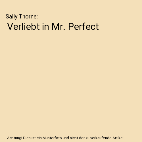 Verliebt in Mr. Perfect