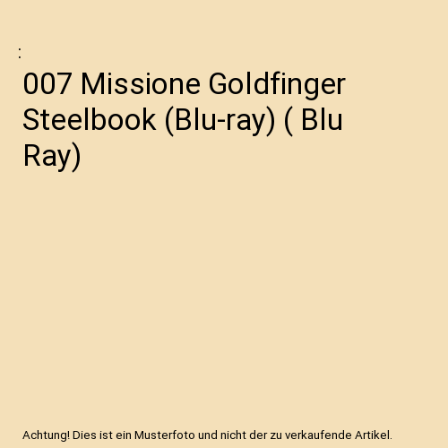 007 Missione Goldfinger Steelbook (Blu-ray) ( Blu Ray)