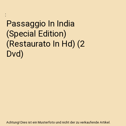 Passaggio In India (Special Edition) (Restaurato In Hd) (2 Dvd)