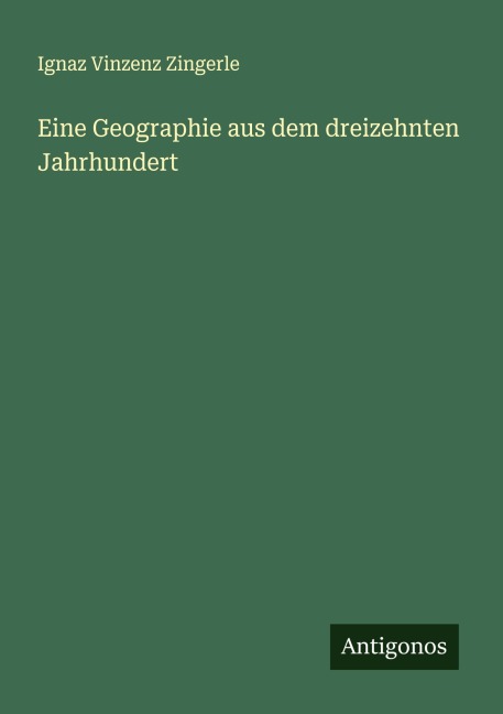 Eine Geographie aus dem dreizehnten Jahrhundert