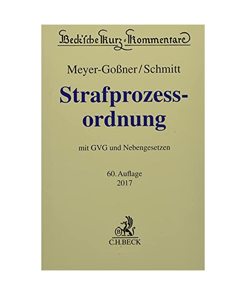 Strafprozessordnung